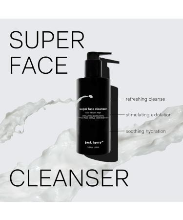 Jack Henry Hydrating Facial Cleanser - Kakadu Plum & Hyaluronic Acid - Exfoliating Creamy Face Cleanser (6.6 fl oz) - International Shipping Available - Buy Online on GoSupps.com