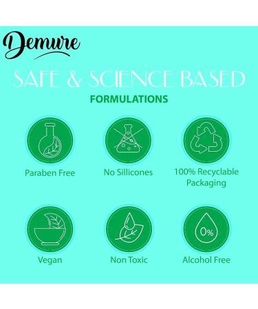 Demure Retinol Serum 0.5% with Hyaluronic Acid Vitamin E Vitamin C and Aloe Vera Anti-Wrinkle Anti-Aging for Face and D collet Balanced Formula 30 ml - Buy Online on GoSupps.com