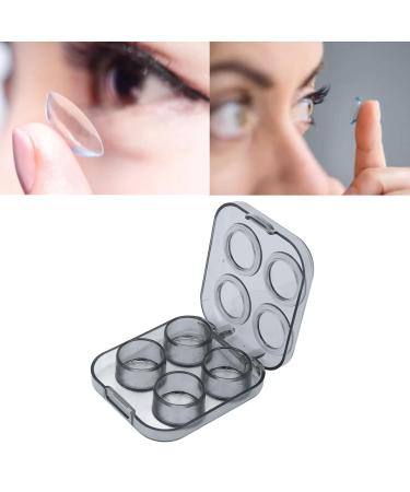 Zerodi Contact Lens Container Set - Transparent & Hygienic Travel Tweezers Clip - Perfect for Office & Travel - Buy Online on GoSupps.com