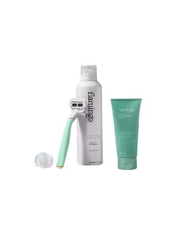 Flamingo Shave Essential Set - Smooth and Silky Shave Kit for Women - Buy Online on GoSupps.com
