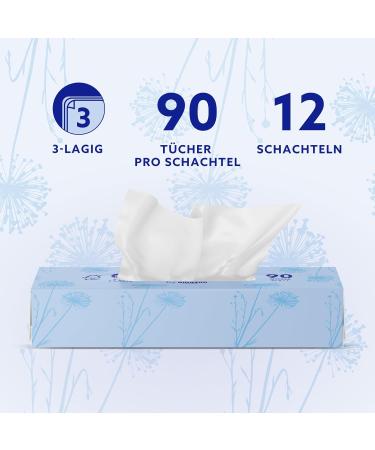 Buy Amazon 3-Ply Facial Tissues - 1080 Count 12 Packs of 90 | International Shipping Available - Buy Online on GoSupps.com