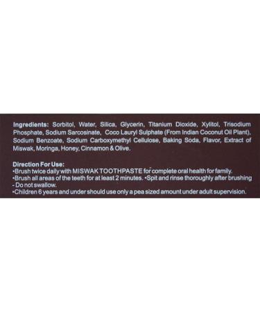 Buy Miswak 5-in-1 Toothpaste Online | Natural Dental Care for Fresh Breath & Healthy Teeth - International Shipping Available - Buy Online on GoSupps.com