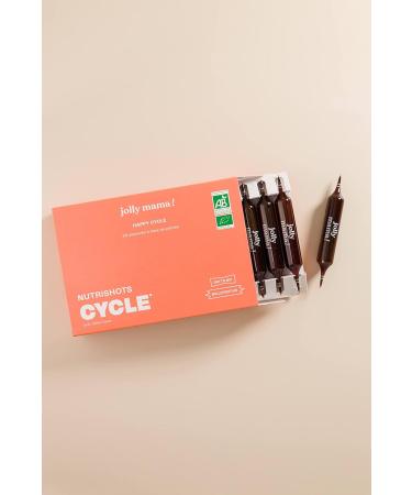 Happy Cycle - Naturally Rebalances the Female Cycle - 20 Ampoules of 10 ml - Relieves PMS - Organic Formula with Chasteberry - Buy Online on GoSupps.com