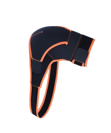 Adjustable Shoulder Support Brace - Compression Bandage Wrap for Joint Pain Relief | Strong Elastic Material | Perfect for Sports & Gym - Buy Online on GoSupps.com
