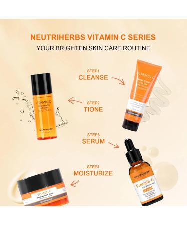 Buy NEUTRIHERBS Vitamin C Serum with Hyaluronic Acid - Anti-Aging Brightening Facial Serum for Daily Skincare - 1 fl oz - Buy Online on GoSupps.com