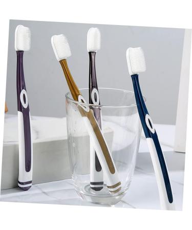 Mobestech 4-St Nano Toothbrush Replacement Heads - Silicone Travel & Household Cleaning Brush (1 Pack) - Soft Gum Care - Buy Online on GoSupps.com