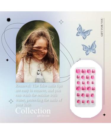 10 Set of 1 Set Artificial Nail Tips Cartoons Style Toe Decor Lovely False Fingernails Art Decals Beauty Tool DIY Manicure - Buy Online on GoSupps.com