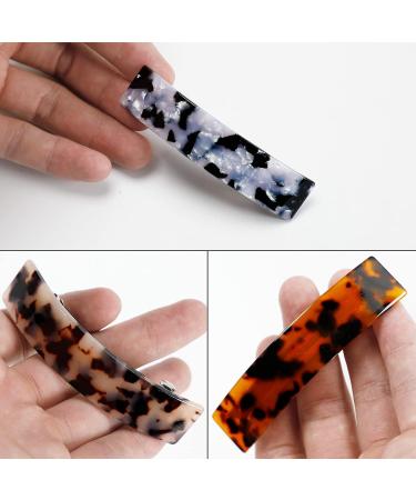 3PCS Vintage French Barrettes for Women with Fine Thick Hair - Large Hair Clips for Ponytail French Style - Buy Online on GoSupps.com