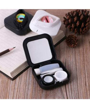 Horror Eye Contact Lens Case Portable Contact Lens Box Kit with Mirror with Make Up Mirror Women Companion Box Travel Kit Box 05 - Buy Online on GoSupps.com