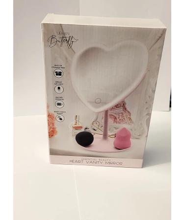 Pink Heart Vanity Mirror - Essential Beauty for Your Everyday Routine - Buy Online on GoSupps.com