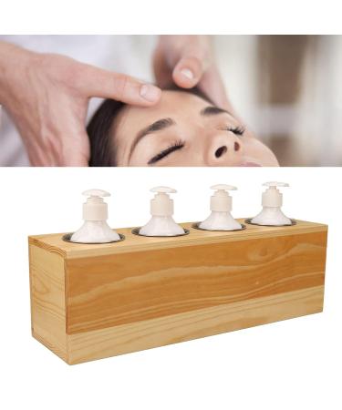 Massage Oil Heater - 4 Bottle with Temperature Control & Timer | Lotion Warmer for Spa & Home Use (110-250V EU) - Buy Online on GoSupps.com
