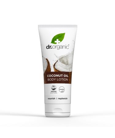 DR Orghanic coconut oil lotion moisturizing dry skin for men for women natural vegetarian animal test-free paraben- & SLS-free organic 200ml - Buy Online on GoSupps.com