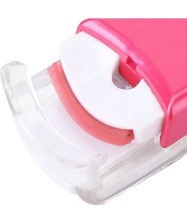 Qukaim Heated Eyelash Curler Heated Eyelash Curler Rechargeable LED Lighting Handheld Electric Lash Heating Curler Rose Red - Buy Online on GoSupps.com