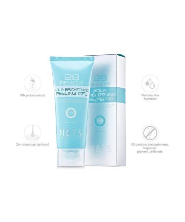 NOTS 28 Remedy Aqua Brightening Peeling Gel Papain & Collagen Facial for Sensitive Skin | Moisturizing & Rejuvenating Skincare - Buy Online on GoSupps.com
