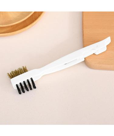 Kitchen Brush Scraper Tool - Cooktop Scraper Grease Removal Scrubber Rust Cleaner Scraper Bathroom Scrubber Cleaning Tool Stove Brass Brush Sink Crevice Brush for Home Foccar - Buy Online on GoSupps.com