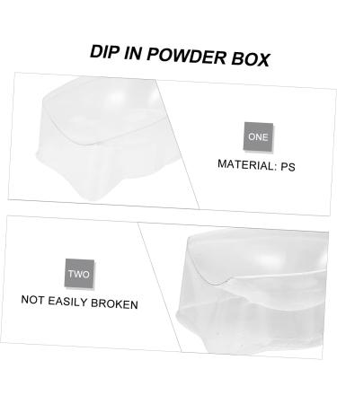 FRCOLOR Pack of 42 Powder Boxes for Dipping Nails Stickers Storage Jars French Manicure Nail Polish Tool Trays Manicure Powder Box Cajas Organizadoras Recycling System for Nail Powder 5X4X2.5CMx7pcs White x 7 pieces - Buy Online on GoSupps.com