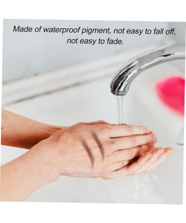 FRCOLOR Eyebrow Sticker Decor 8 Sheets Imitation Eco Eyebrow Sticker Waterproof Makeup Eyebrow Sticker 6d Cosmetic Applique - Buy Online on GoSupps.com