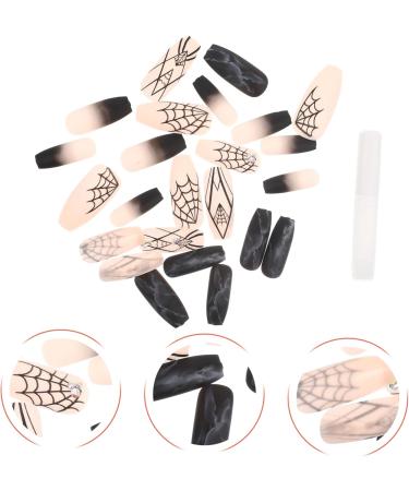 FRCOLOR 2 Sets Halloween Fake Nails Pride Press on Nails Halloween False Nails Halloween Rhinestone Fake Nails Halloween Fakes Nails Nail Art Supplies Coffin Acrylic Abs Woman Wedding - Buy Online on GoSupps.com