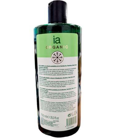 Interapothek Organic Body Gel 750ml Burdock & Kombucha Extract Burdock & Kombucha Extract  - Buy Online on GoSupps.com