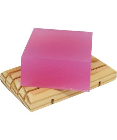 Rose Glycerin Soap by Eclectic Lady - 4 oz Natural Moisturizing Bar - Perfect for All Skin Types - International Shipping Available - Buy Online on GoSupps.com