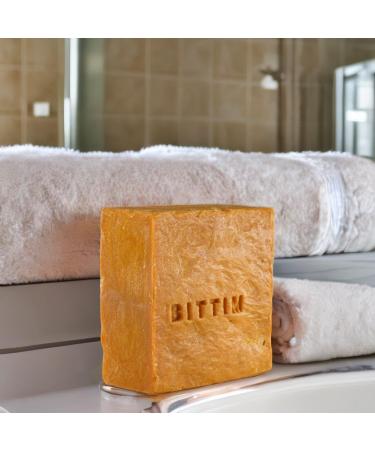 Cielche Natural Handmade Bittim Soap Bar Hackberry Soap150g Dandruff Eczema Fungus Pores Acne Varicose Veins and Hair Loss Solution Antibacterial - Buy Online on GoSupps.com