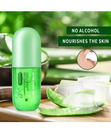 Tongyend Aloe Gel After Sun Moisturizing Lotion Acne Removing Soothing Natural Vegan Cruelty-Free All Skin Types Aloe Vera Gel Moisturizing Capsule 50ml For Body Skin Care - Buy Online on GoSupps.com