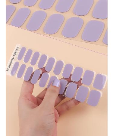 Cured Gel Nail Strips - Long Lasting Waterproof Nail Wraps with Accessories (UV/LED Lamp Required) - Buy Online on GoSupps.com