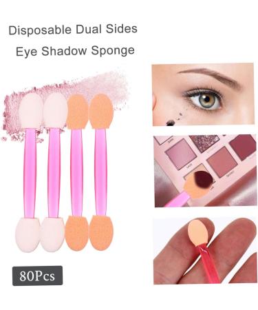 FOMIYES 160 Pcs Sponge Makeup Stick Make up for Face Sponge Tipped Oval Makeup Tool Cosmetic 1 count (Pack of 1) Assorted Colorx2pcs - Buy Online on GoSupps.com