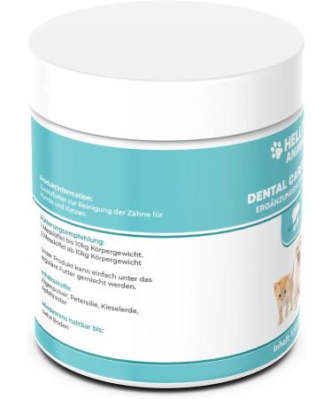 Helloanimal Dental Powder for Dogs & Cats - Tartar Remover Tooth Cleaning & Bad Breath Solution - Buy Online on GoSupps.com