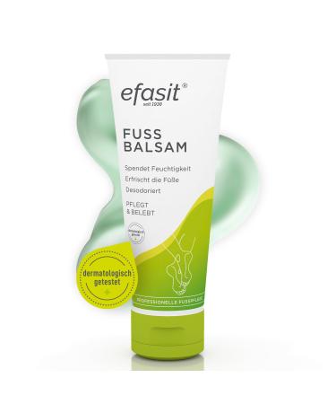 Efasit efasit Foot Balm Rich moisturizing treatment for dry feet with jojoba and rosemary oil comfrey and chamomile nourishes and tones feet 75 ml