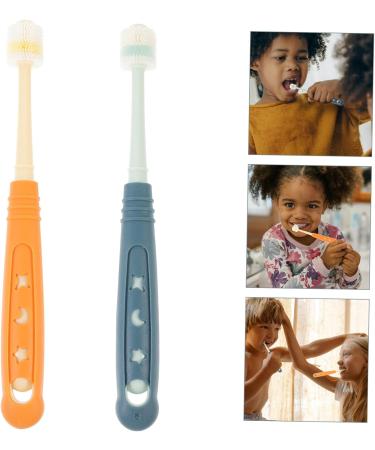 Beavorty 360 Toothbrush Set - 2 Soft Silicone Bristle Toothbrushes for Ultimate Oral Care - Buy Online on GoSupps.com