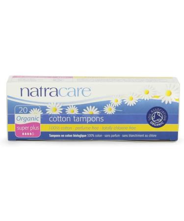 Buy Natracare Organic Cotton Super Plus Tampons - 20 Count | Eco-Friendly & Gentle Protection - Buy Online on GoSupps.com