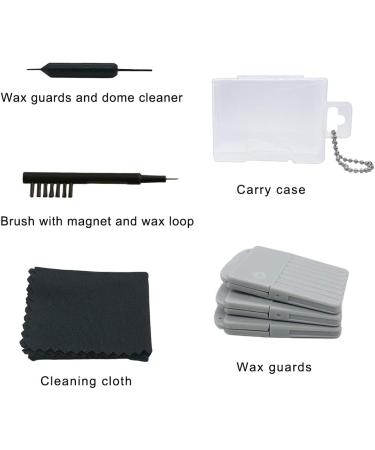 Hearing Aid Wax Guards Filters - 3 Packs/24 Filters for Phonak, Unitron, Widex Hearing Aids - Cleaner Kit with Brush and Carry Case - Buy Online on GoSupps.com