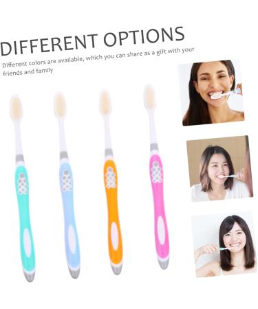 Minkissy 8-Pack Ultrafine Soft Toothbrushes for Kids - Travel Manual & Hard Toothbrushes - Buy Online on GoSupps.com