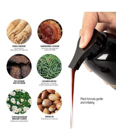 Buy Black Hair Dye 13.5 Fl Oz - Easy 3 in 1 Semi-Permanent Hair Color Shampoo for Dark Black Hair | Fast International Shipping - Buy Online on GoSupps.com