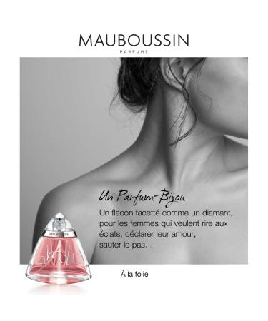 Mauboussin - A La Folie 100ml (3.3 Fl Oz) - Eau de Parfum for Women - Floral & Oriental Scents - Buy Online on GoSupps.com