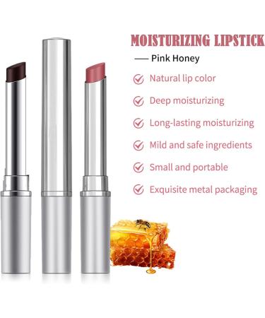  Sitovely 2 x black honey lipstick tinted balm glossy red honey balm nourishing rose care - Buy Online on GoSupps.com