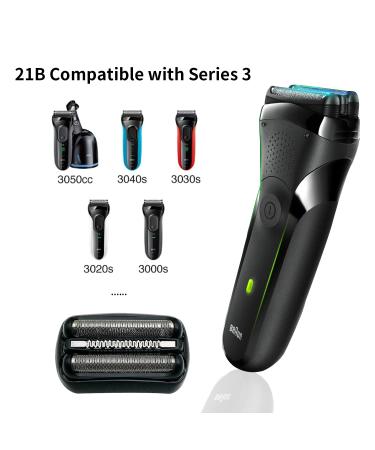 21B Shaver Replacement Head for Braun Series 3 - Compatible with 300s 310s 3010BT - High-Quality Shaver Accessories - Buy Online on GoSupps.com