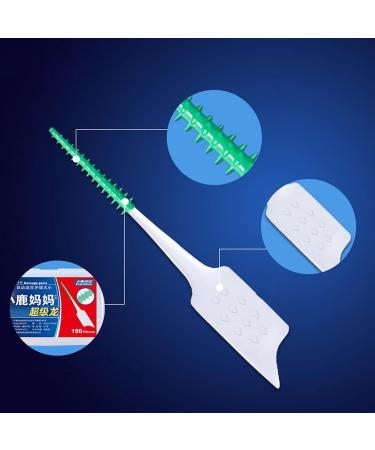 Coniya 150 Pieces Soft Silicone Toothpicks - Dental Floss & Interdental Brushes for Optimal Oral Care - International Shipping Available - Buy Online on GoSupps.com