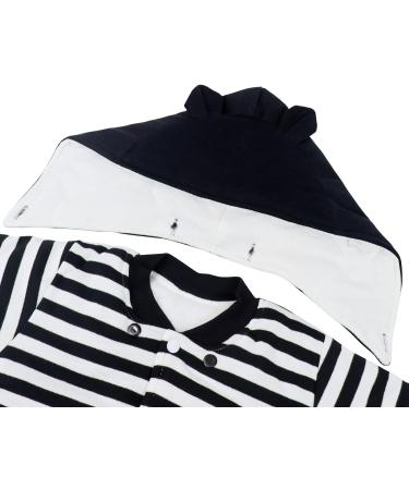 Baby Rompers with Footies Hat Set - Boys Girls Cotton Jumpsuit - Infant Winter Outfits (9-12 Months) - Buy Online on GoSupps.com