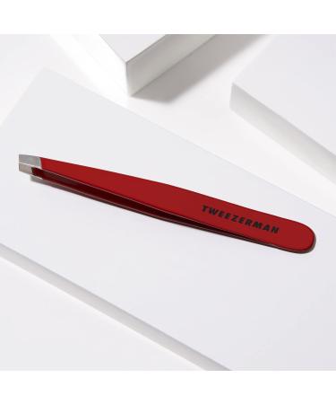 Buy Tweezerman Slant Tweezerette Red - Precision Beauty Tool for Perfect Brows | International Shipping Available - Buy Online on GoSupps.com