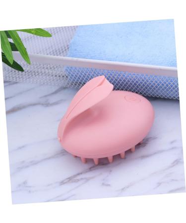 Partykindom 3-in-1 Shower Hairbrush & Scalp Massager for Hair Growth - Pink Shampoo Brush with Automatic Massage Function - Buy Online on GoSupps.com