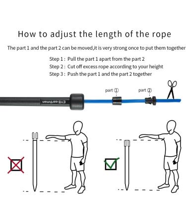 EYB Earthman Adjustable Jump Rope for Adults & Kids - Lightweight Speed Skipping Rope for Aerobic Exercise & Endurance Training - Buy Online on GoSupps.com
