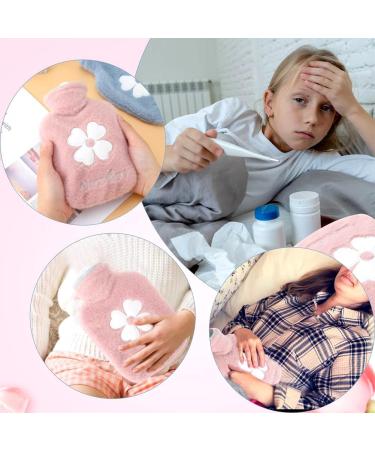 Buy 500ml Bouillotte Heat Bottle - Cozy Fluffy Cover for Pain Relief Perfect Gift for Family & Friends - Buy Online on GoSupps.com