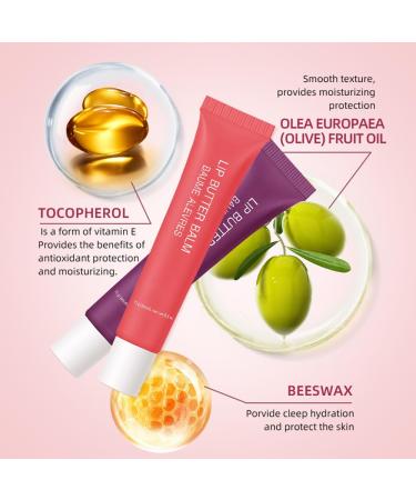 4 PCS Butter Lip Balm Ultra-Hydrating Lip Care with Shea Butter & Olive Oil Soothes Dry Lips with Natural Tint & Gloss Effect Lip Plumper Moisture & Light Lip Stain Finish Set 02 1 Count (Pack of 1) B-Set02-4pcsB03#POPP  - Buy Online on GoSupps.com