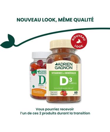 Adrien Gagnon - Sugar Free Vitamin D3 1000IU Gummies - Buy Online on GoSupps.com