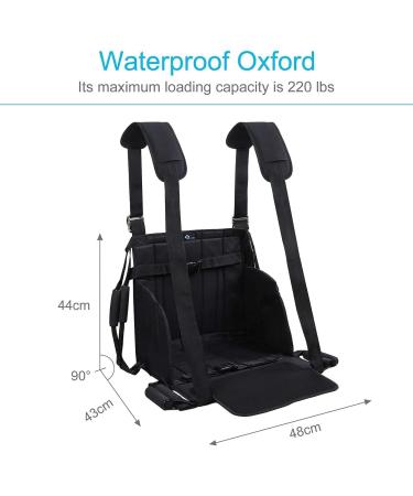 Patient Lift Stair Slide Board - Double Handle Design - Wheelchair Lift Sling with Shoulder - Transfer Seat Pad for Medical Mobility - Emergency Transport Belt - Buy Online on GoSupps.com