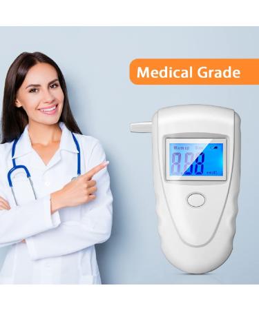 Keto Breathalyzer High Accuracy Ketone Meter - Track Diet & Ketosis Status with Ketone Breath Analyzer - Includes 10 Mouthpieces (White-1) - Buy Online on GoSupps.com