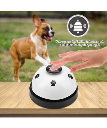 Youthink Iron Cartoon Pet Doorbell Interactive Toy for Dogs & Cats - Durable Non-Slip Base (White) - Buy Online on GoSupps.com