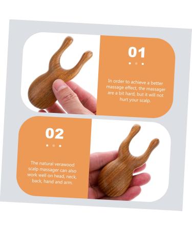 Plafope Green Sandalwood Comb | Portable Hair & Head Massage Device | Relaxing Massage Accessories - Buy Online on GoSupps.com